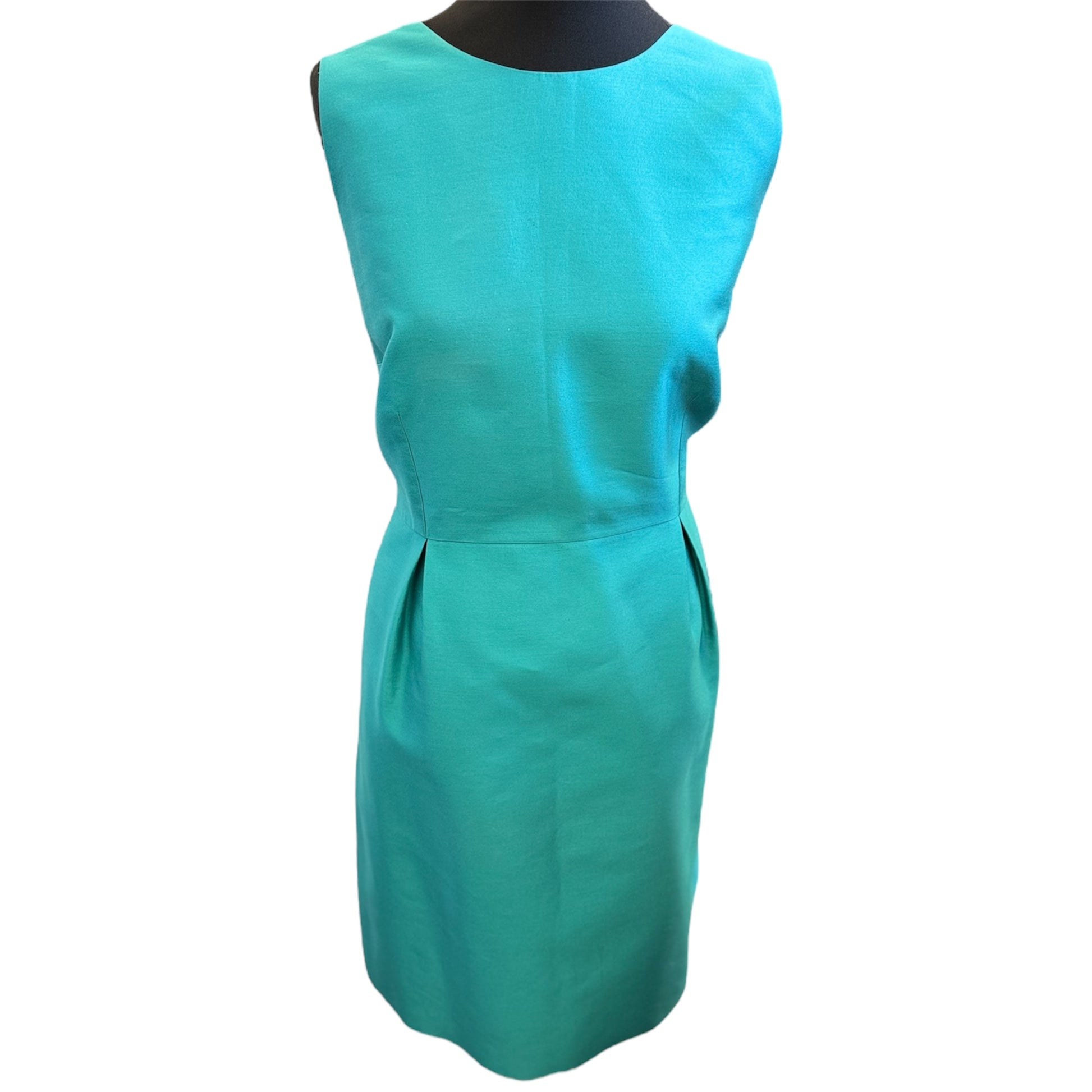 Hobbs teal occasion dress