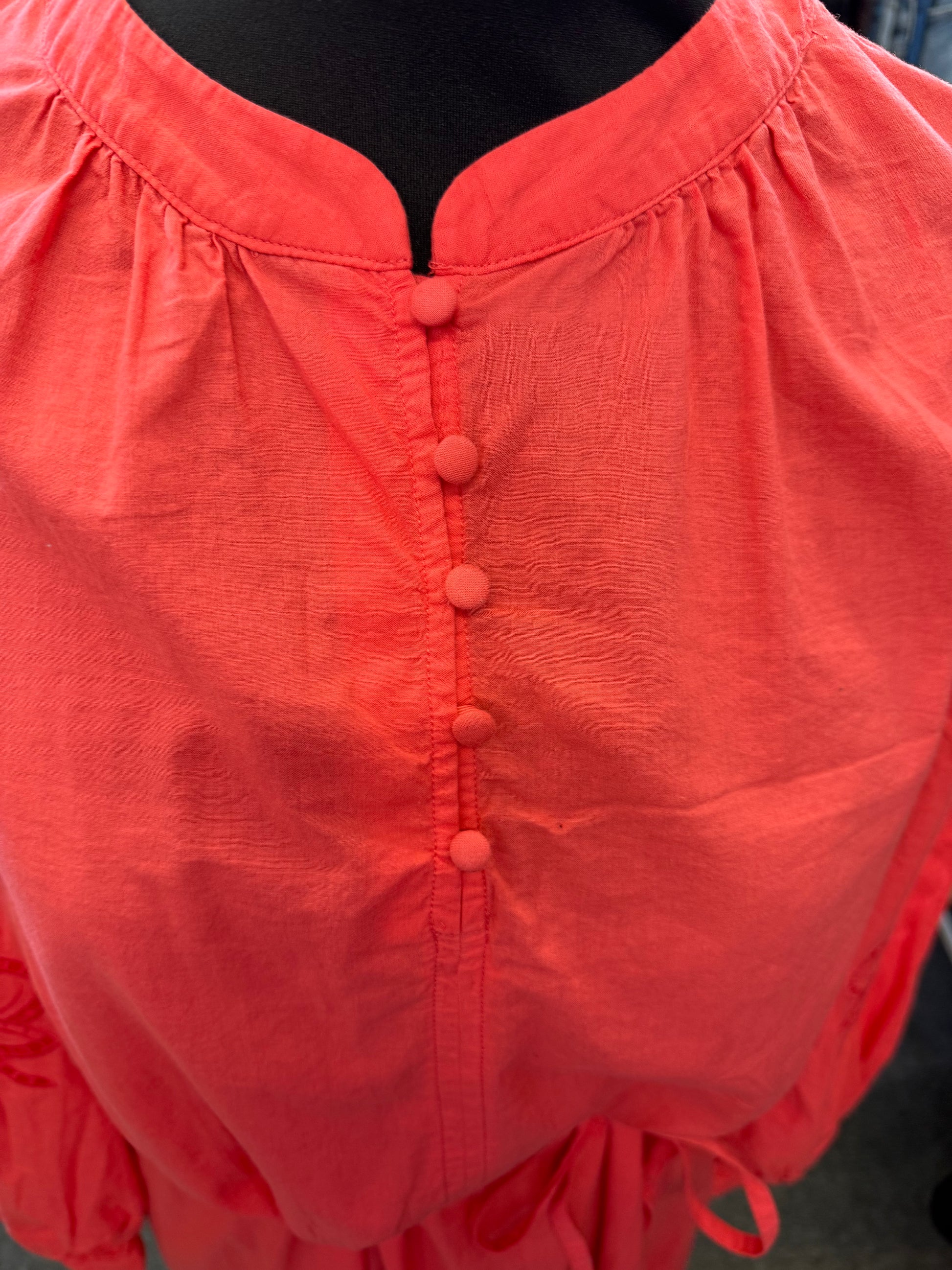 M&S long cut out sleeve belted maxi dress