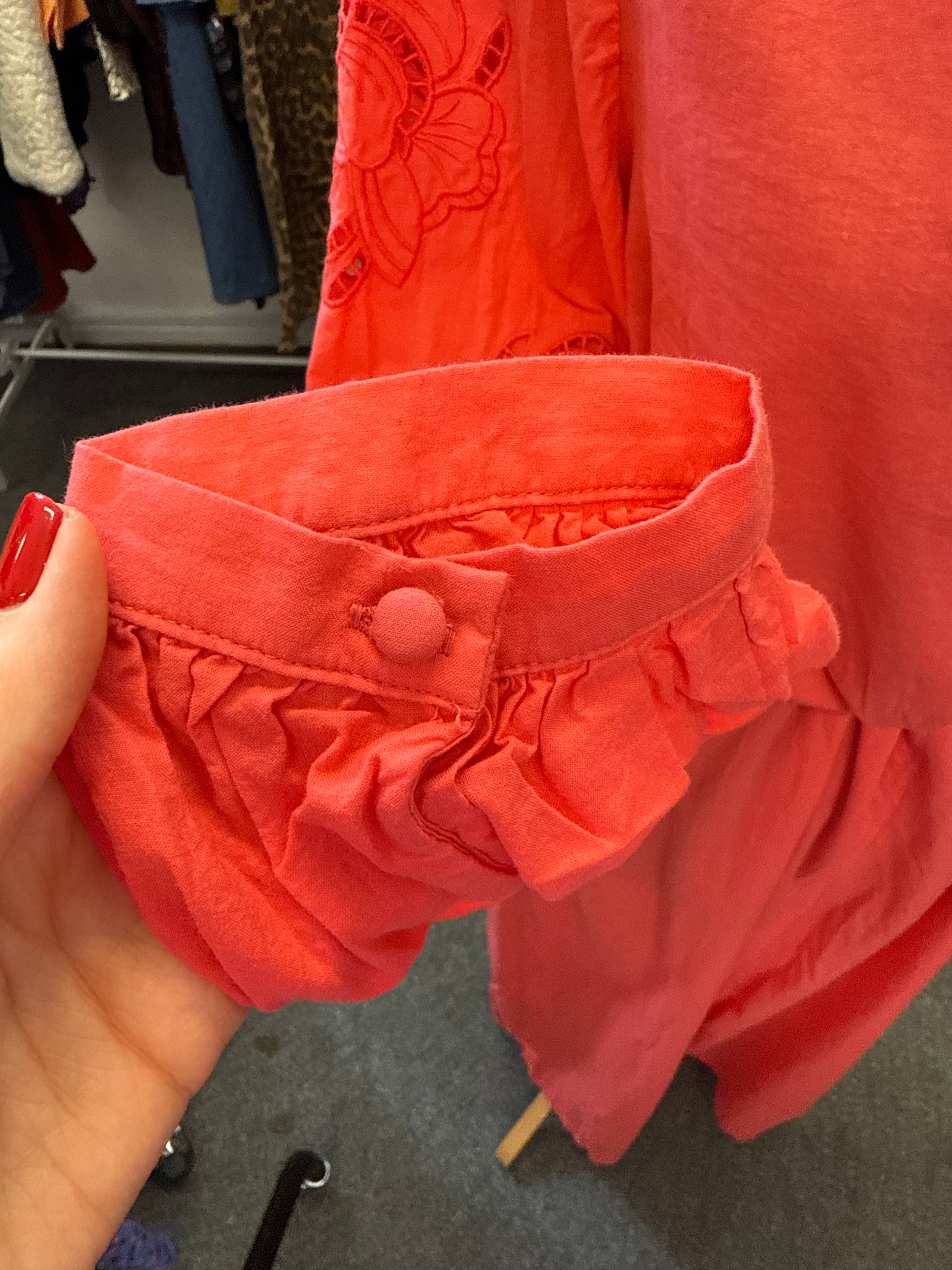 M&S long cut out sleeve belted maxi dress