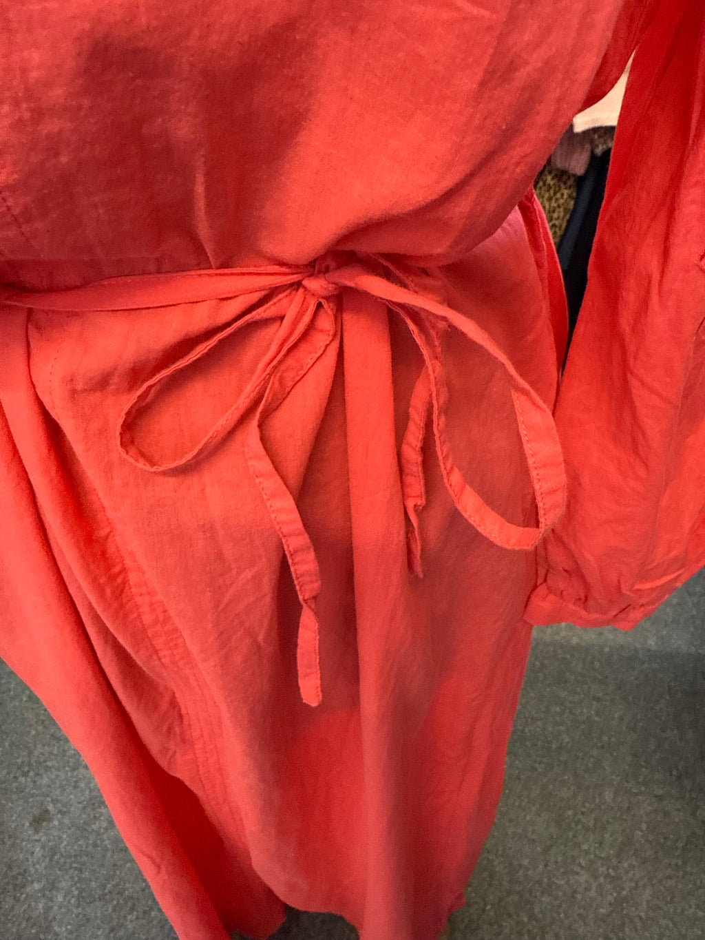 M&S long cut out sleeve belted maxi dress