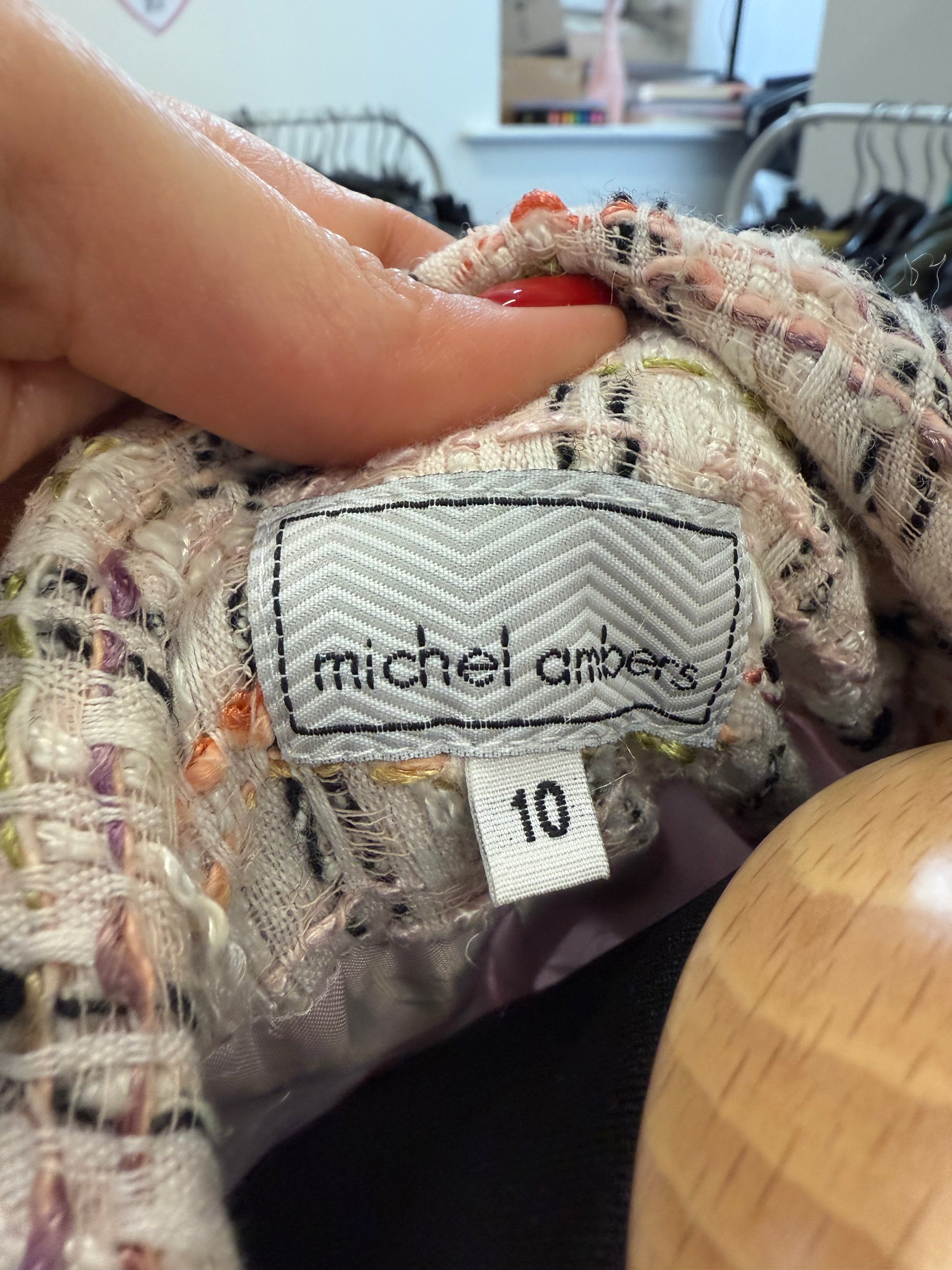 Michel Ambers ‘Chanel’ style collared jacket