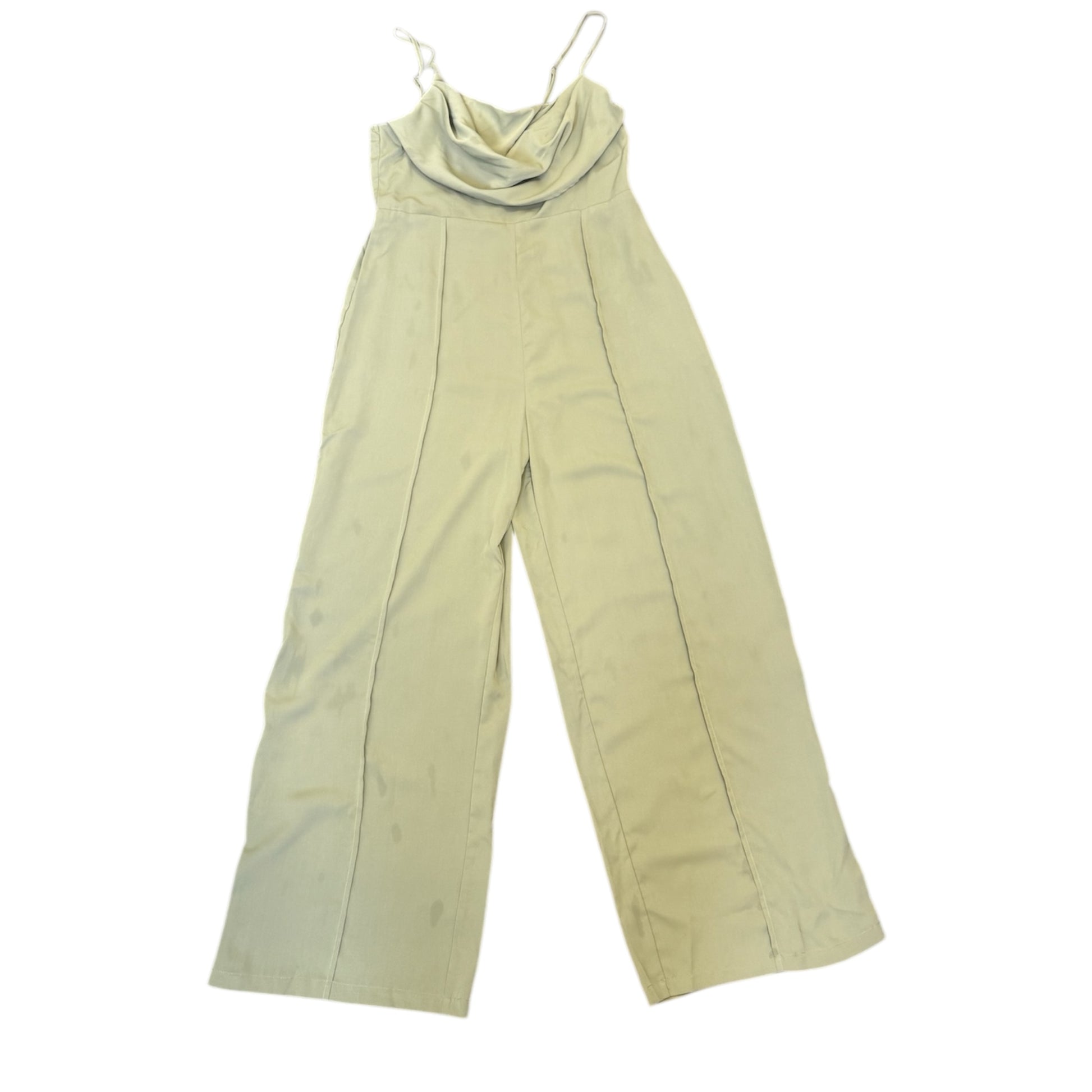 Cider khaki strappy wide leg jumpsuit (brand new with tags)