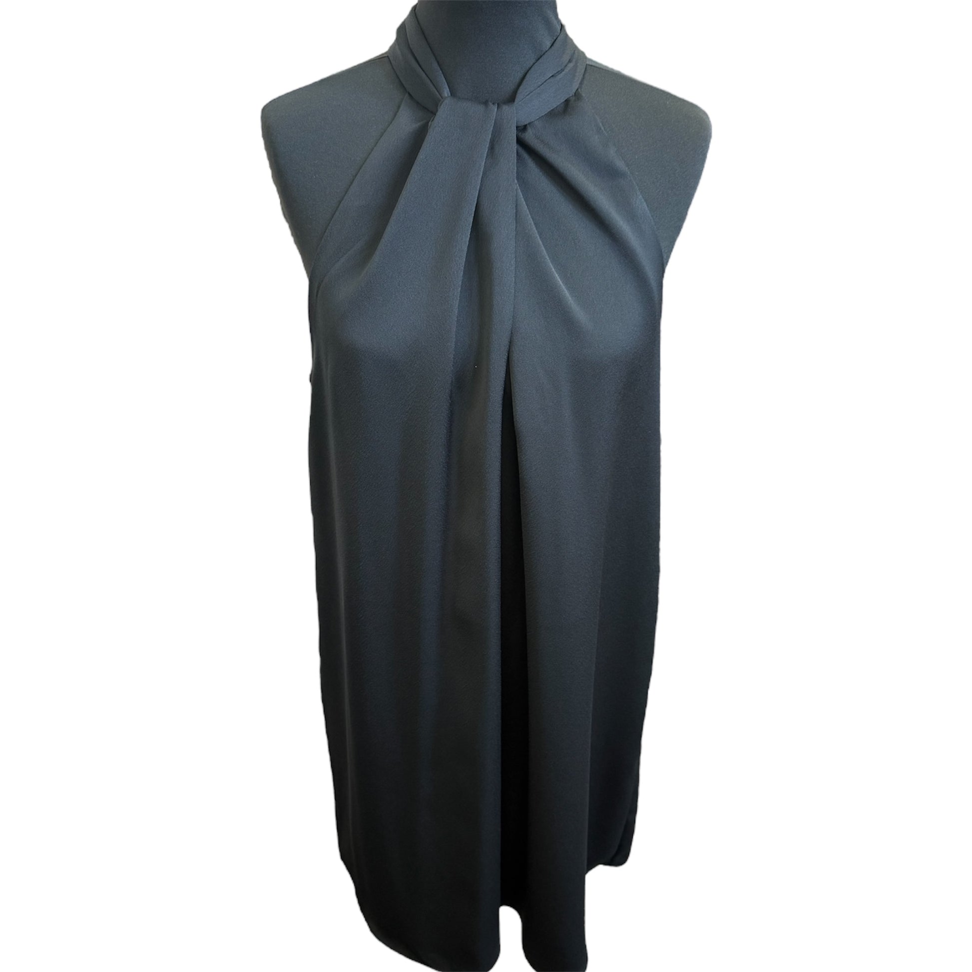 River Island halter neck sleeveless little black dress