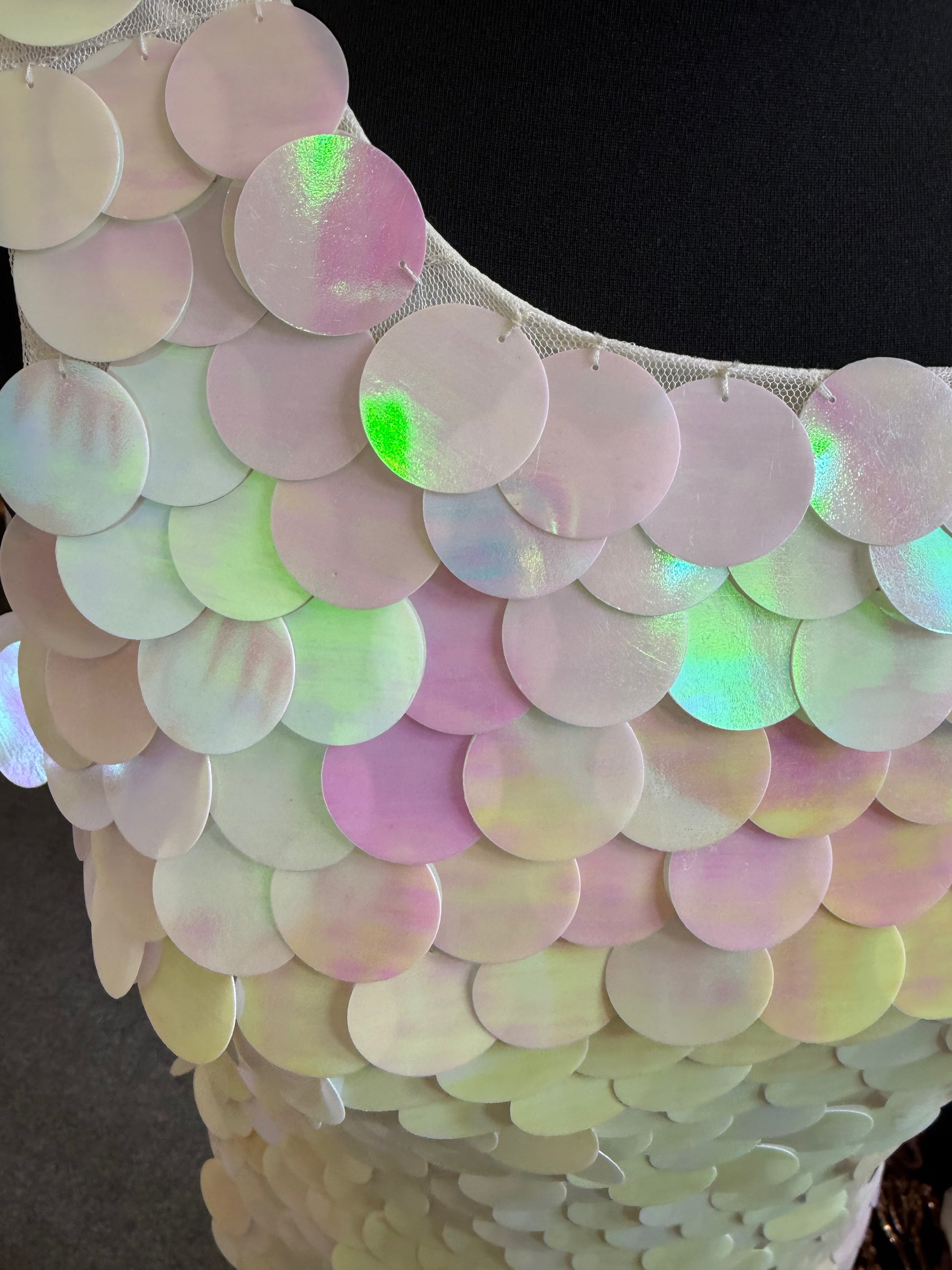 Brand new large sequin sequin top