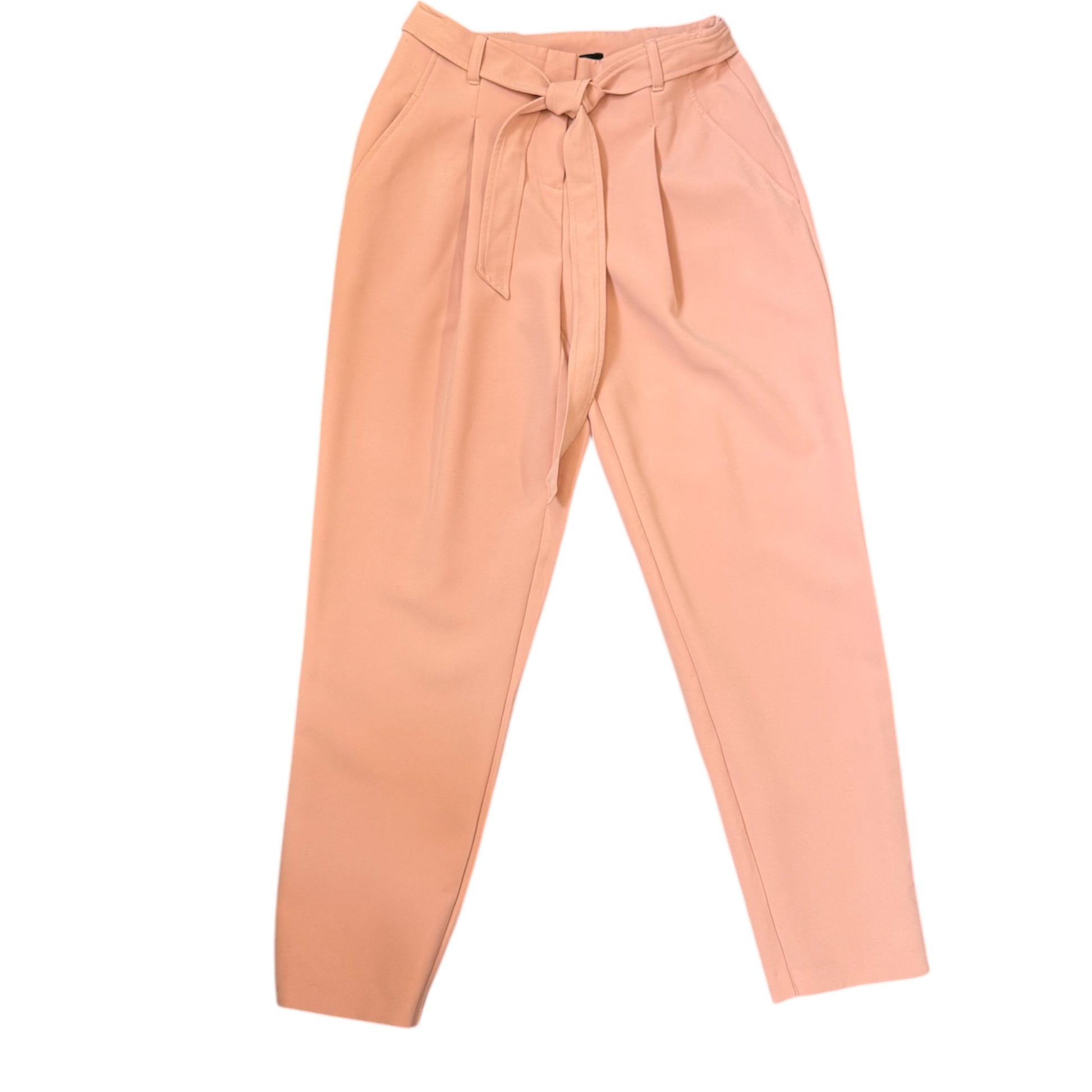 New Look pink tapered trousers