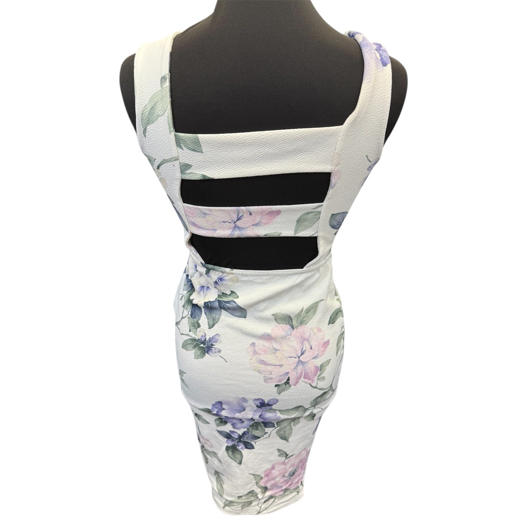 Boohoo floral knee length dress