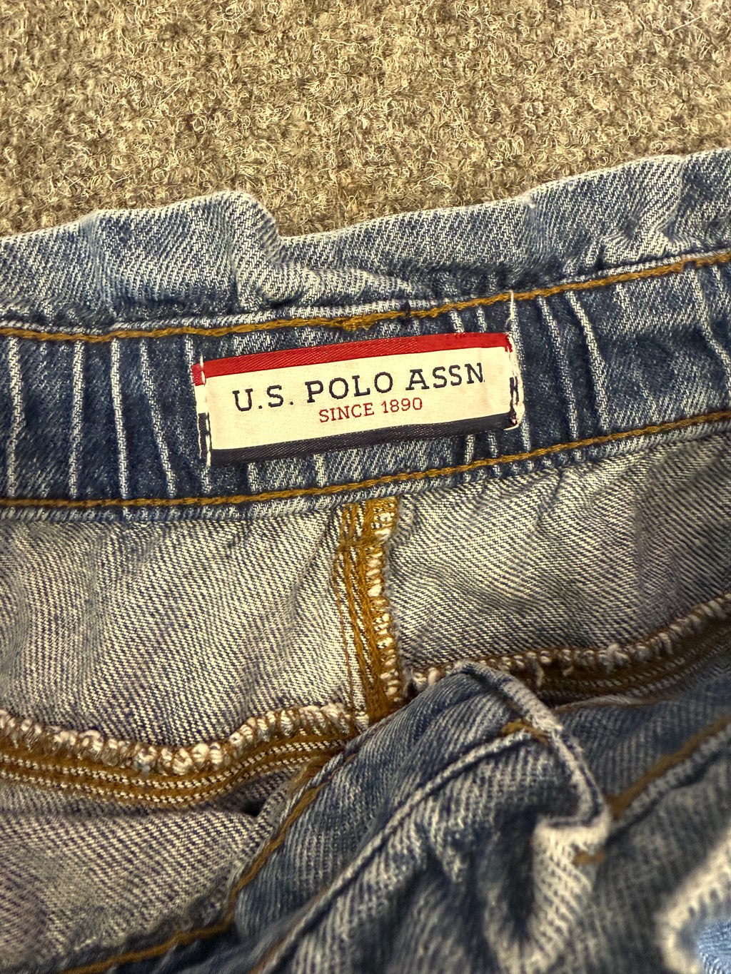 U.S POLO ASSN high waist mom jeans