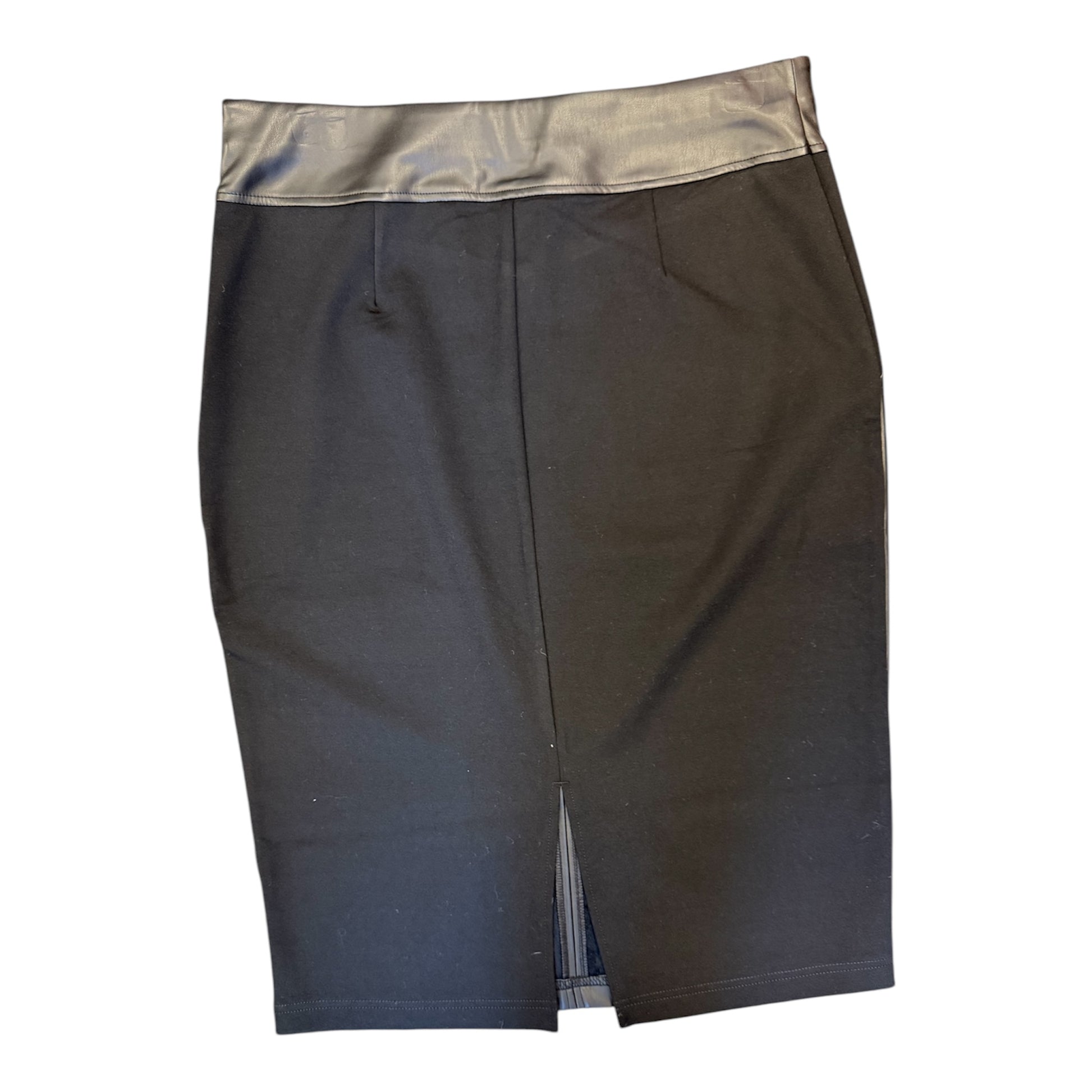 River Island pleather front midi skirt (brand new)