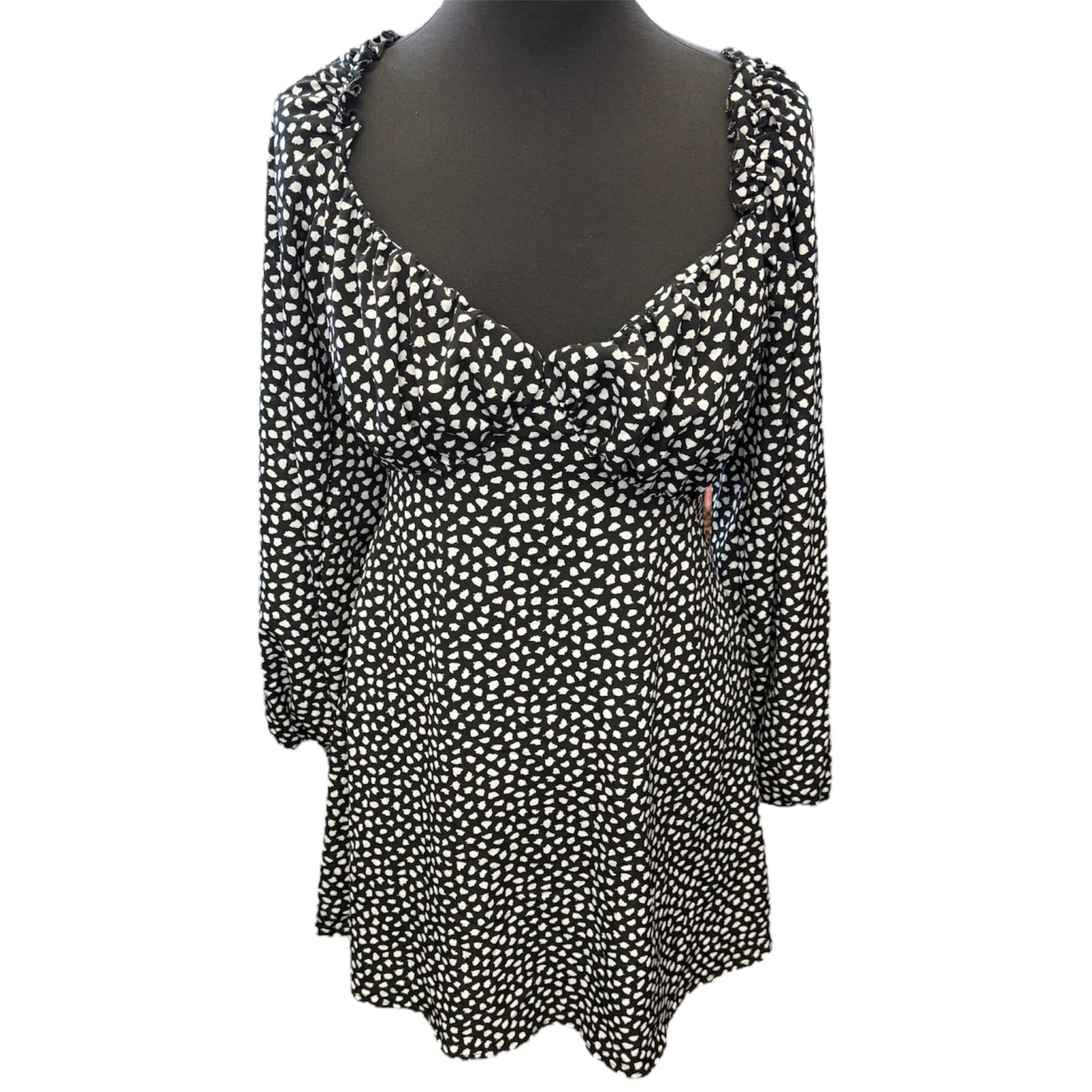 MissGuided long sleeve mini dress