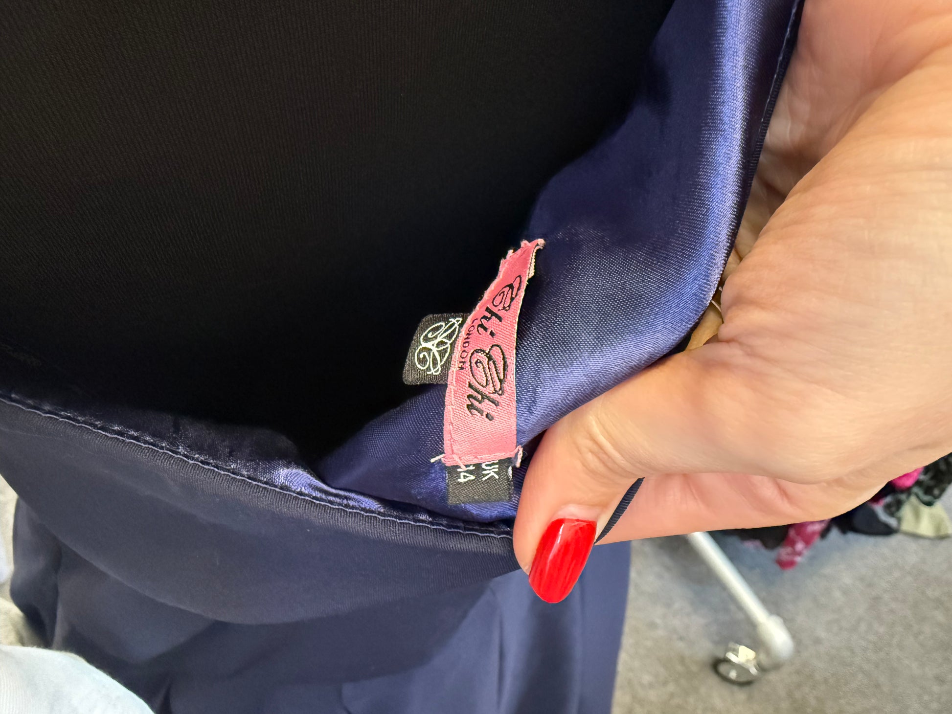 Chi Chi one shoulder knee length occasion dress