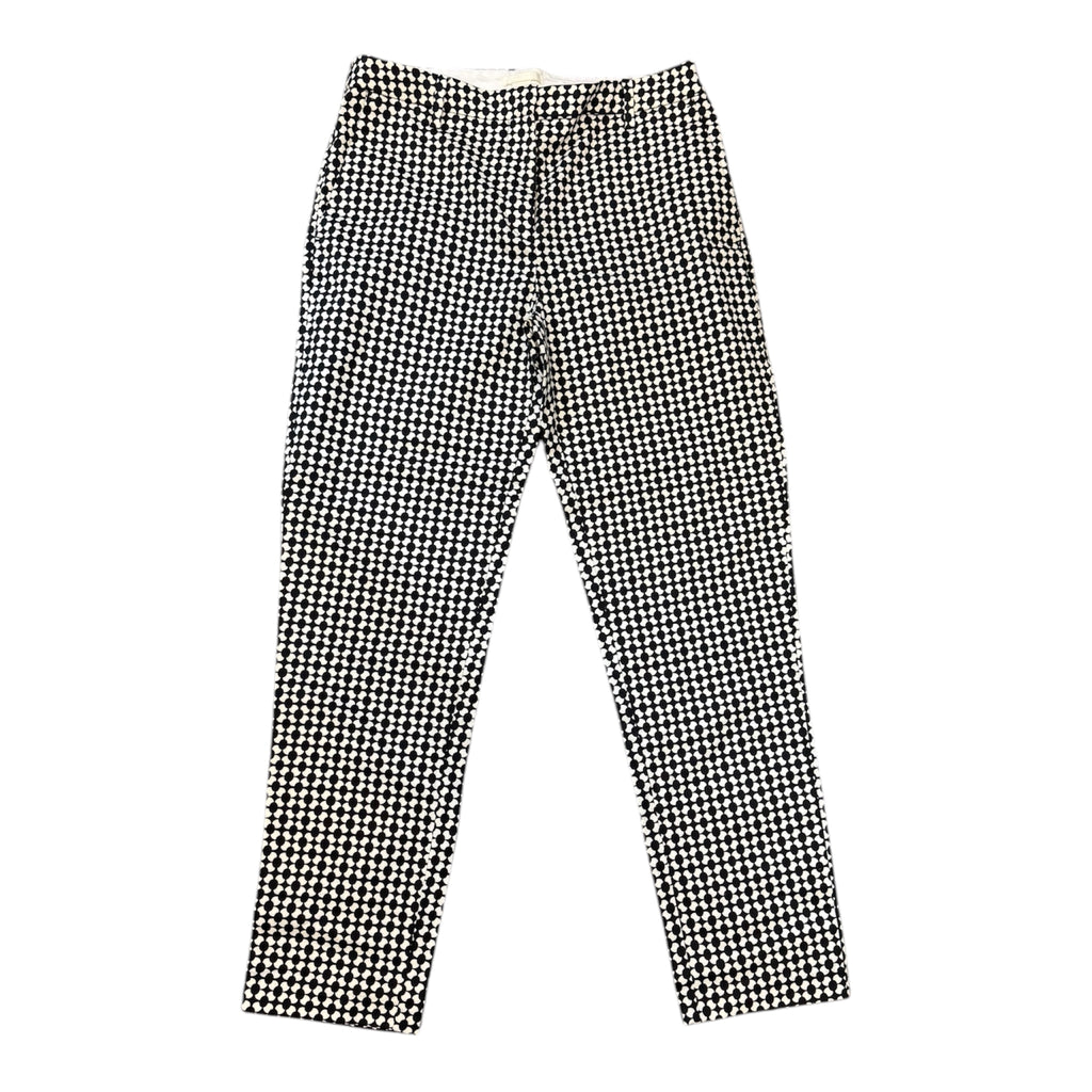 H&M geometric print tapered trousers
