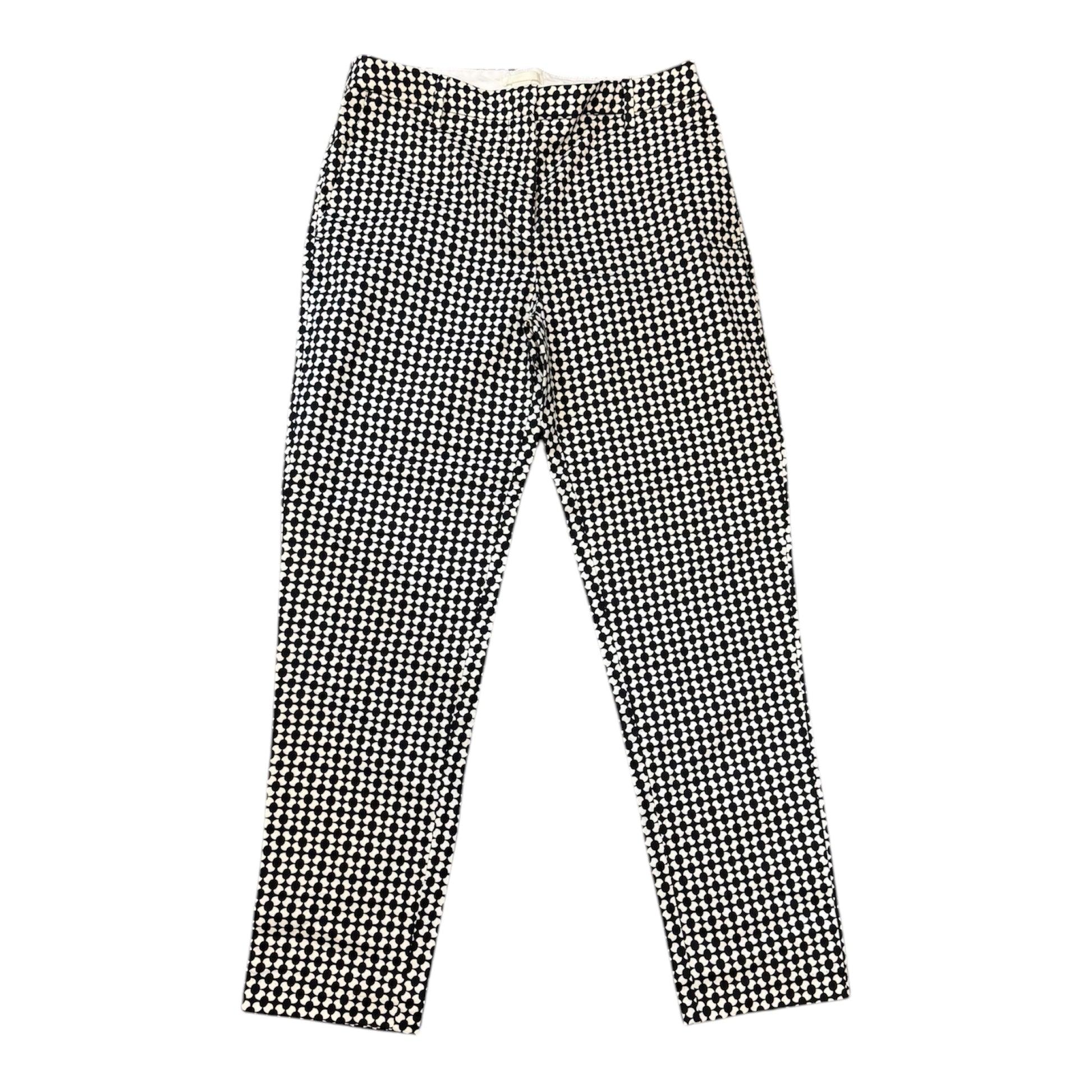 H&M geometric print tapered trousers
