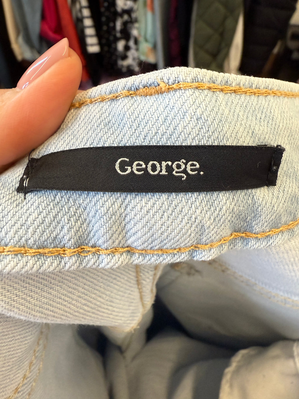 George light blue ‘mom’ jeans