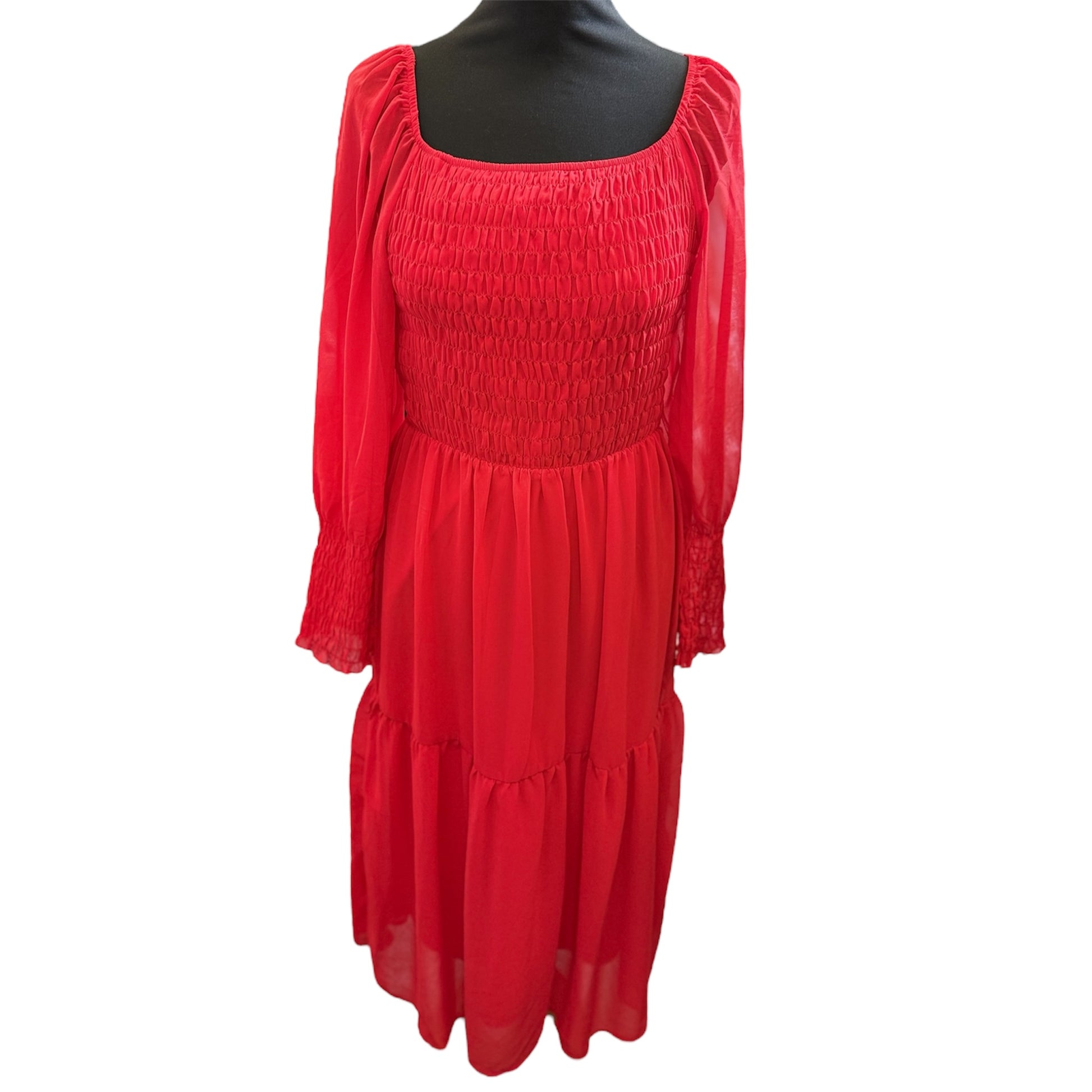 Quiz long sleeved maxi dress