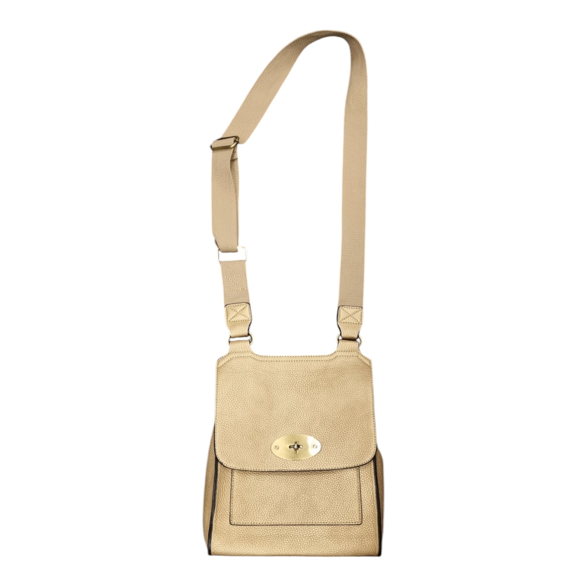 Brand new gold crossbody bag