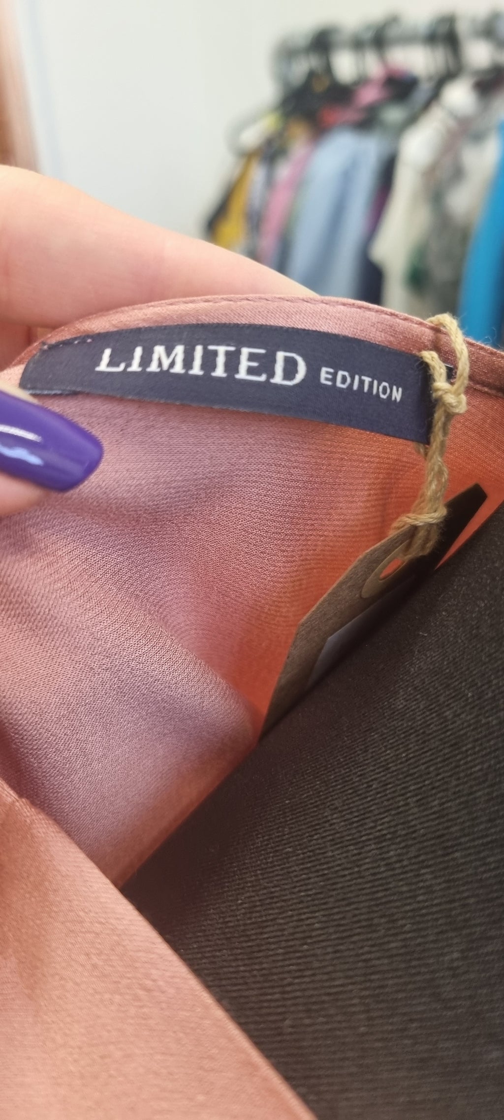 M&S v neck split sleeve wrap style top