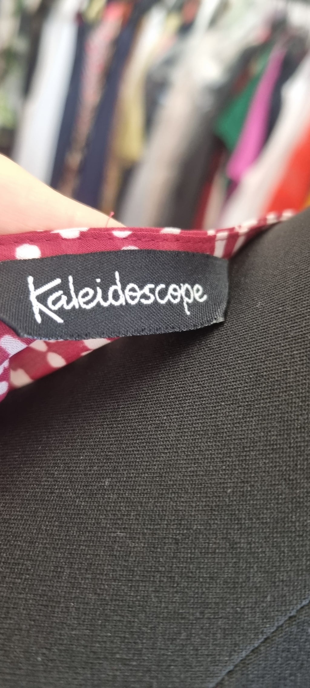 Kaleidoscope floral long sleeved tiered maxi dress