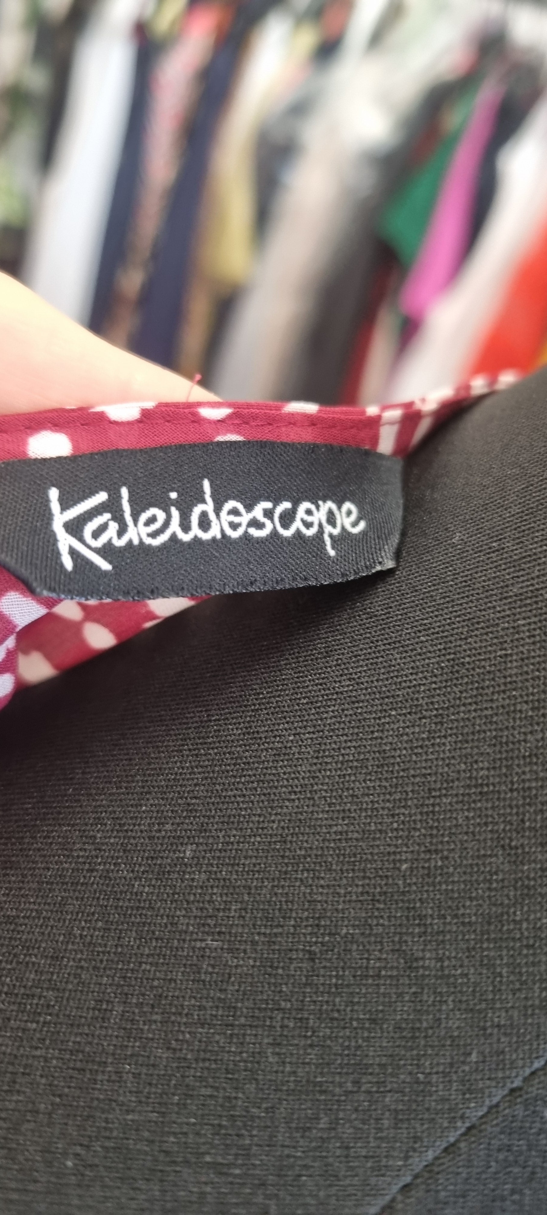 Kaleidoscope floral long sleeved tiered maxi dress